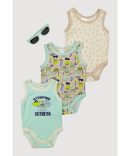 Baby Boys 12-24M Born To Be King Graphic Tee and Shorts