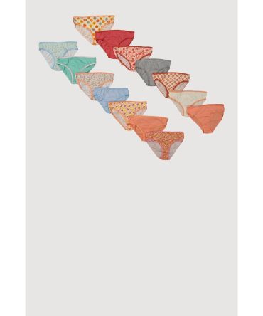 Girls Patterned Underwear 14 Pack