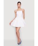 Haute Monde Floral Crochet Detail Mini Dress