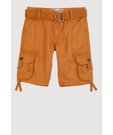 Little Boys Tabbed Cargo Pocket Bermuda Shorts