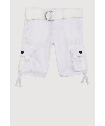 Toddler Boys Cargo Pocket Belted Shorts