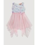 Toddler Girls Airy Bow Strap Smocked Skater Dress