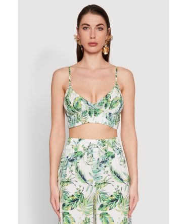 Almost Famous Sleeveless V-Neck Crop Top for Going Out