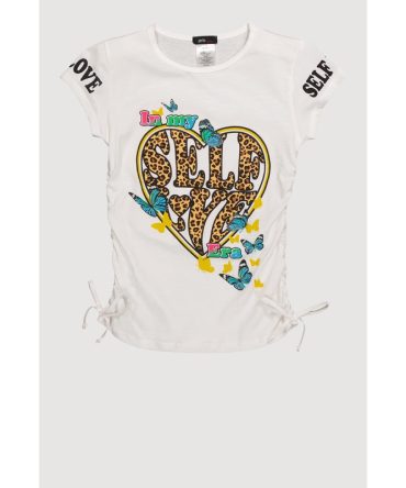 Girls Trendy Self Love Graphic T-Shirt