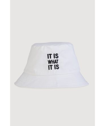It Is What It Is Embroidered Bucket Hat
