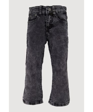 Little Girls Stretch Mid Rise Flare Leg Jeans