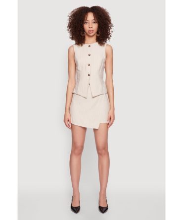 Pinstripe Skort