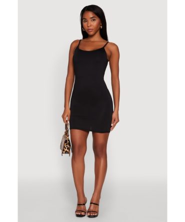 Scoop Neck Mini Cami Dress
