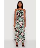 Tulip Hem V Neck Dress