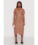 Zip Front Long Sleeve Dress