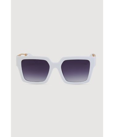 Cut Out Detail Square Sunglasses