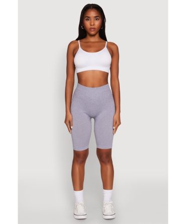 High Waist Seamless Biker Shorts