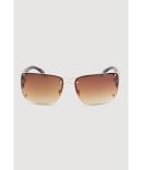 Ombre Geometric Lens Sunglasses