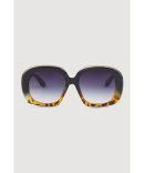 Ombre Geometric Lens Sunglasses