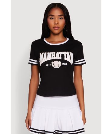 Varsity Stripe Manhattan Graphic Tee