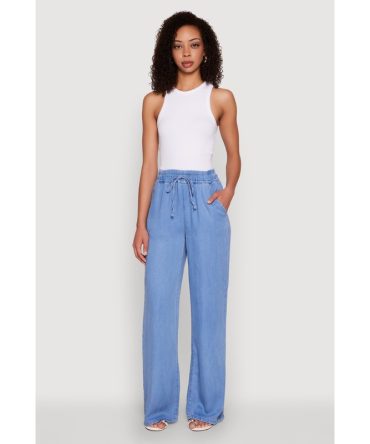WAX Chambray Palazzo Pants