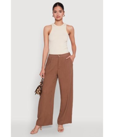 Wide Leg Dress Pants