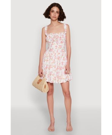 Ditsy Floral Graphic Skater Dress