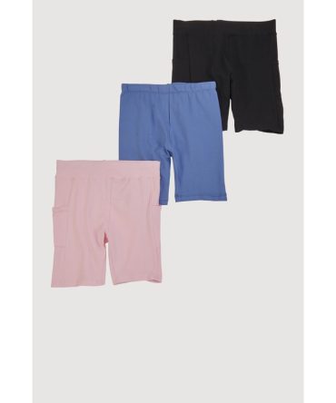 Girls Assorted Bike Shorts 3 Pack