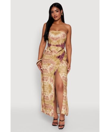 High Waisted Maxi Wrap Skirt