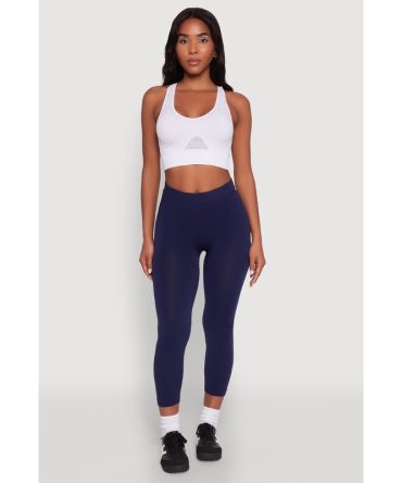 Seamless High Waisted Capri Leggings
