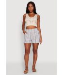 Solid Pleated Skirt