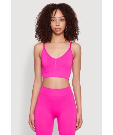 Textured Knit Crop Cami