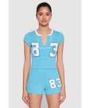 9 Miami Graphic Top