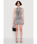 Airy Tropical Floral Empire Waist Dress