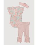 Baby Girls 0-9M Sleeveless Romper with Cargo Pockets