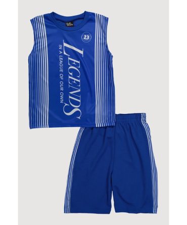 Boys Legends Graphic Muscle Tee and Shorts