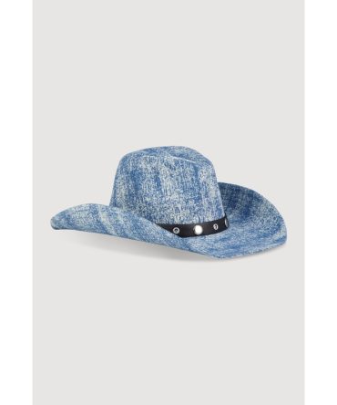 Denim Cowboy Hat