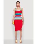 Rib Knit Mineral Wash Tube Dress