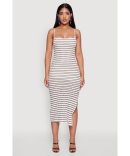 Gauze Knit Cami Tiered Dress