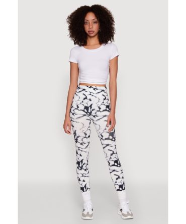 Tie Dye Print Leggings
