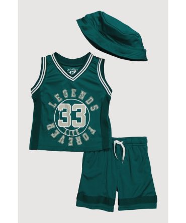 Toddler Boys Legends Live Forever Basketball Jersey and Shorts Set