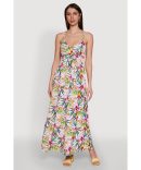 Tulip Hem V Neck Dress