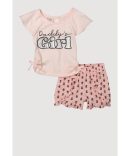 Little Girls Queen of Everything Graphic Tee and Tutu Skirt