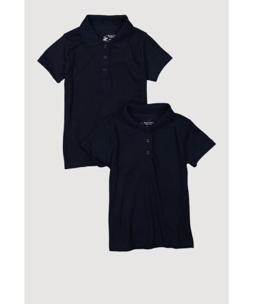 Beverly Hills Polo Club Girls 4-6x Polo Shirt 2 Pack