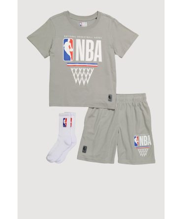 Boys NBA T-Shirt and Shorts with Socks