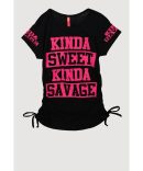 Baby Girls 12-24M Love Bear Graphic Tee and Cargo Joggers