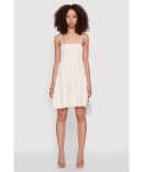 Metallic Seashell Cut Out Midi Dress