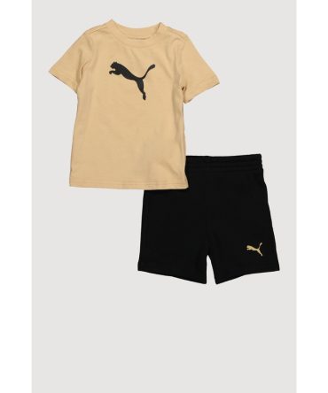 Baby Boys 12-24M Puma T Shirt and Fleece Sweatshorts Set