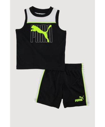 Baby Boys 12-24M Puma Tank Top and Shorts 2 Piece Set