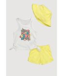 Toddler Girls Trendy Smocked Puff Sleeve Top and Butterfly Print Skirt