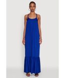 Elegant Sleeveless Plisse Empire Waist Dress