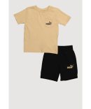 Little Girls Pineapple Graphic Print Top and Skort