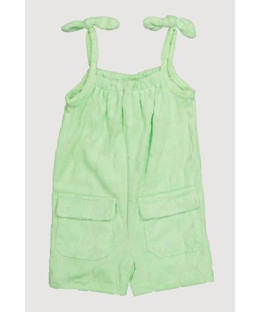 Baby Girls 12-24M Trendy Terry Cloth Flower Pattern Romper