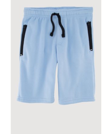 Boys Drawstring Waist Sweatshorts with Zip Pockets