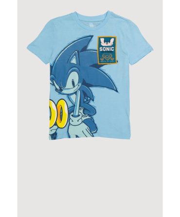 Boys Sonic The Hedgehog Crew Neck Graphic Tee